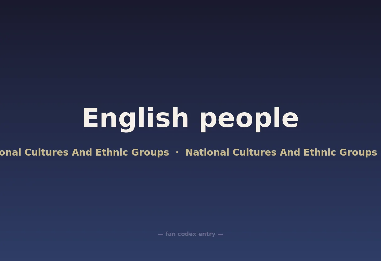 English people